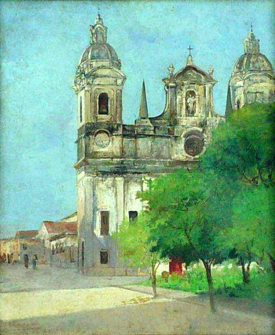 The Cathedral of Belem by Antonio Parreiras